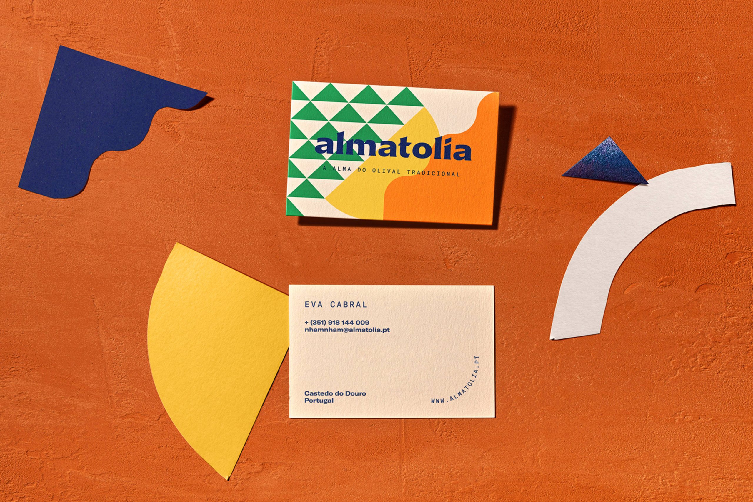 Almatolia business cards.