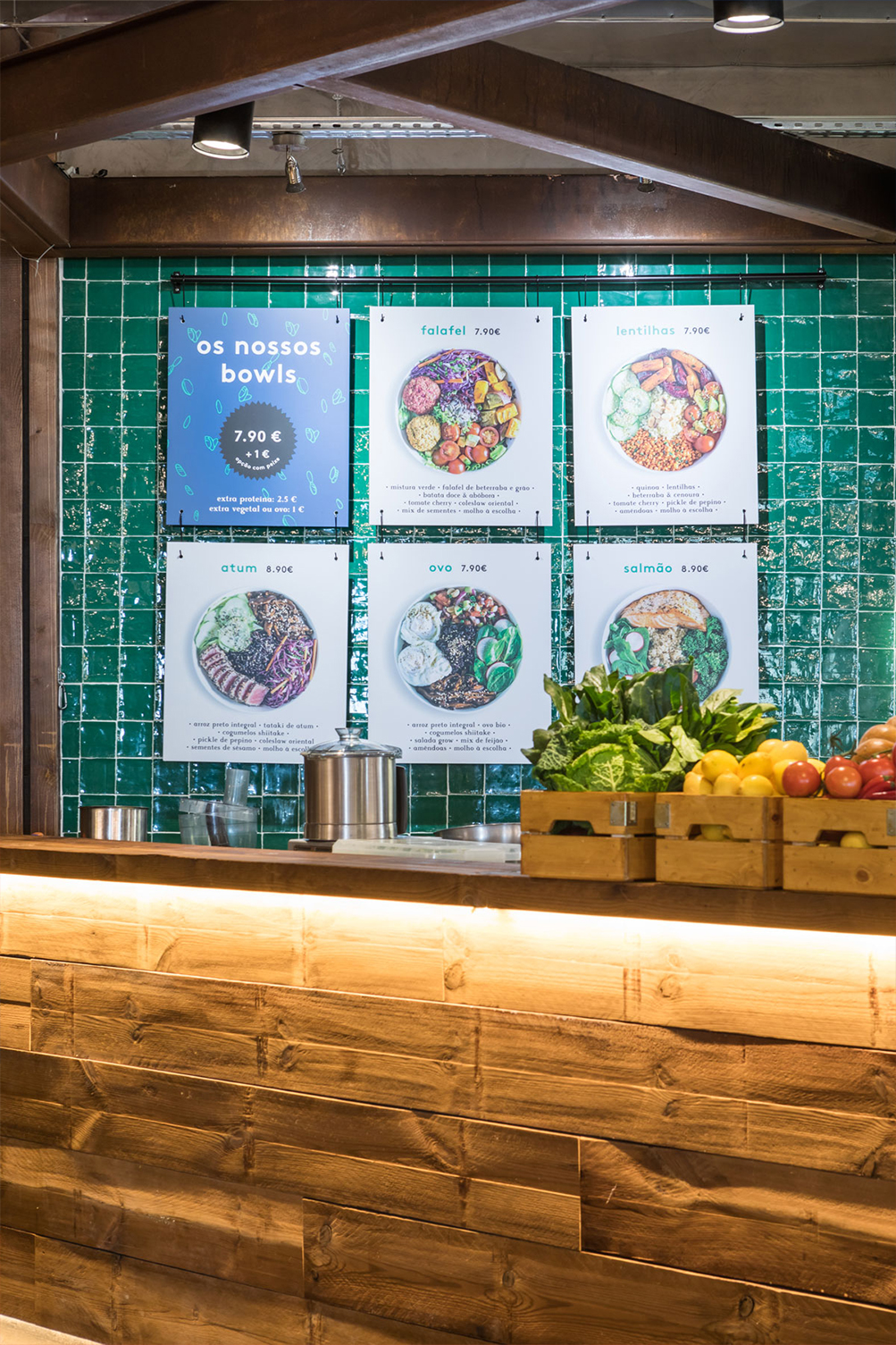 Grow Healthy menu boards.